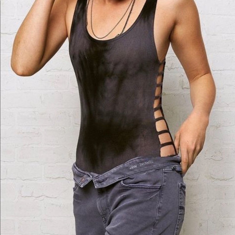 Tie Dye bodysuit with open sides